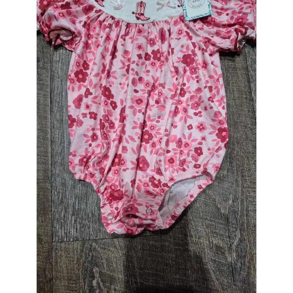 Riley faith designs smocked romper size 18 months